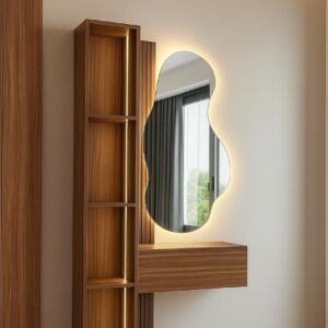 Pack coiffeuse moderne avec miroir