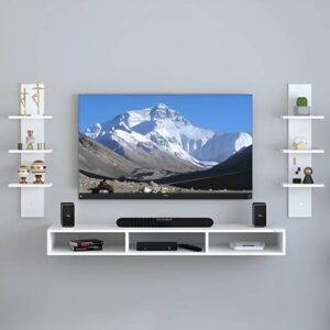 Meuble Tv avec étagères murale